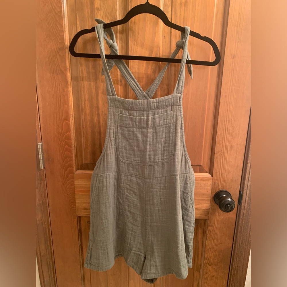 Aerie olive romper